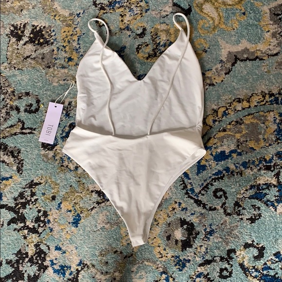 Tobi white onepiece swimsuit - Picture 5 of 7